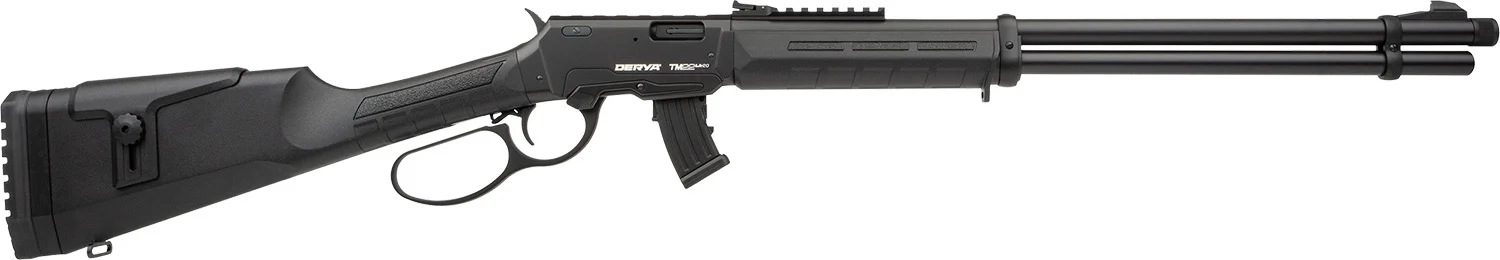 Rock Island TM22LA20 TM22 Full Size 22 LR 10+1 20" Black Anodized Barrel, Black Anodized Picatinny Rail Aluminum Receiver, M-LOK Handguards, Black Anodized Aluminum Fixed Stock, Ambidextrous