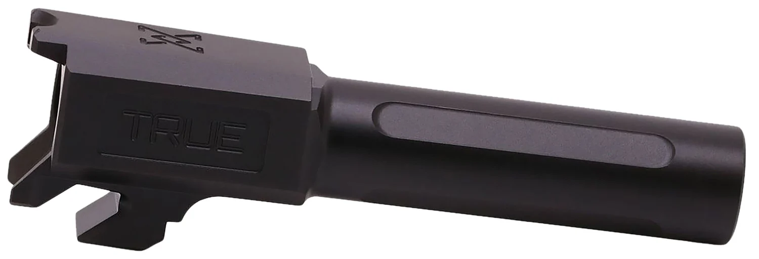 True Precision Inc TPSHCBXBL Springfield 9mm Luger 3.10" Fluted Black Nitride Stainless Steel, Fits Springfield Hellcat