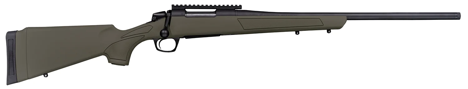 CVA CR3908G Cascade 22-250 Rem 4+1 22" Black Cerakote Steel Threaded Barrel, Black Cerakote Receiver, OD Green Synthetic Stock