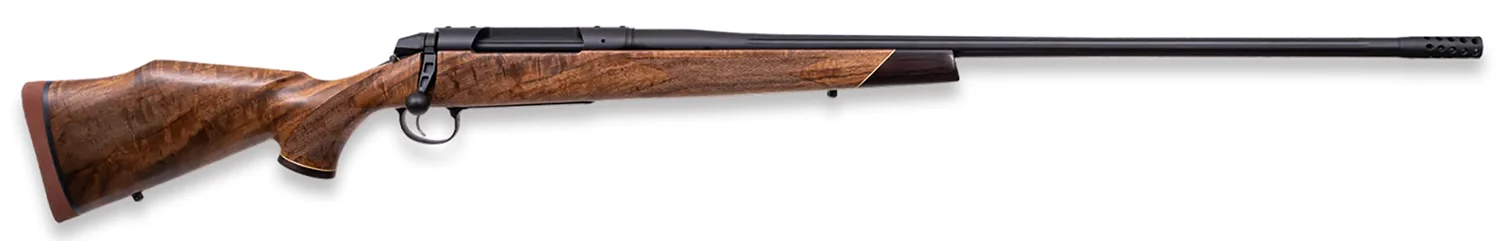 Weatherby 3WASD300WR8B 307 Adventure SD Full Size 300 Wthby Mag 3+1 28" Black Cerakote Fluted Threaded Barrel, Graphite Black Cerakote Drilled & Tapped Stainless Steel Receiver, Fixed Walnut Stock