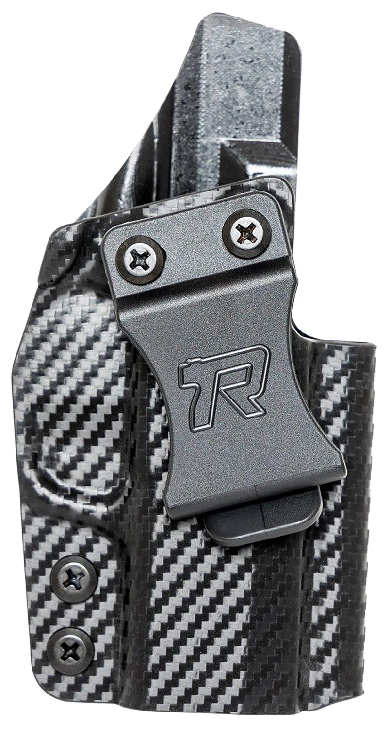 Rounded Gear SSRP365CFRHVAR Kydex IWB Black Kydex Fits Sig P365 Belt Clip Right Hand