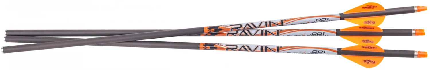 Ravin Crossbows R134 Match Weight Lighted Arrows 400GR 001" 3 Pack