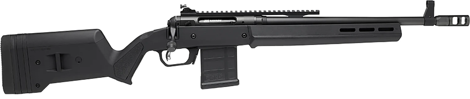 Savage Arms 58174 110 Scout Full Size 300 Blackout 10+1 16.50" Matte Black Threaded Barrel, Picatinny Rail Carbon Steel Receiver, Black Magpul Hunter Synthetic Stock