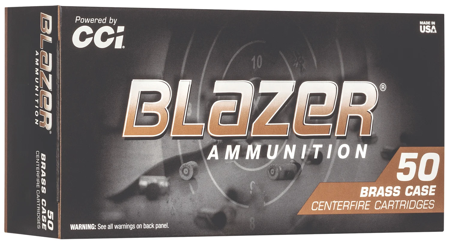 CCI 52399mm Luger 115gr Jacketed Hollow Point 50 Per Box/10 Case
