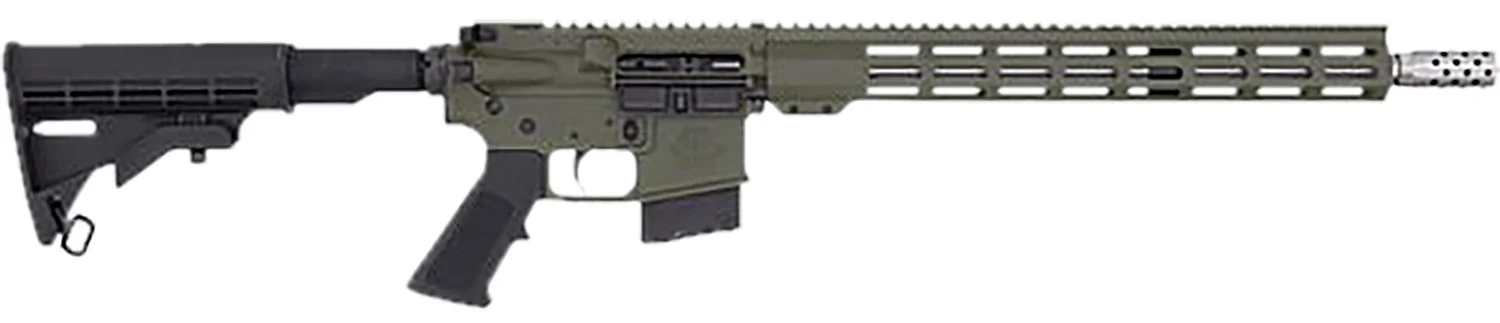 Great Lakes Firearms GL15400SSODG AR-15 400 Legend 5+1 16" Stainless Threaded Barrel, OD Green Cerakote Aluminum Receiver w/Picatinny Rail, Adjustable Black Synthetic Stock, Mil-Spec Grip
