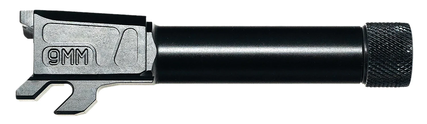 Faxon Firearms M&PA910NSNOQ-T Duty Series 9mm Luger Threaded Black Nitride Steel, Fits M&P Shield 3.1"