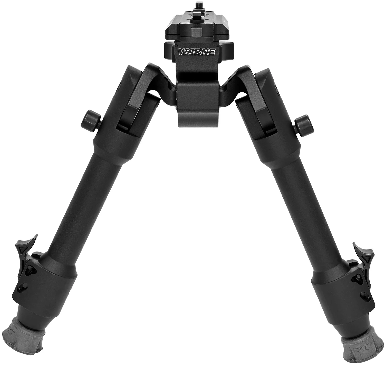 Warne 7904M Skyline Precision Bipod Folding Black Aluminum/Steel