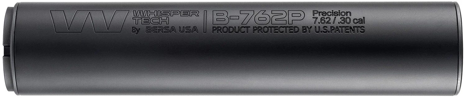 Talon Armament WTB762DTG Whisper Tech 7.62 NATO Black Aluminum/Stainless Steel M18X1.5