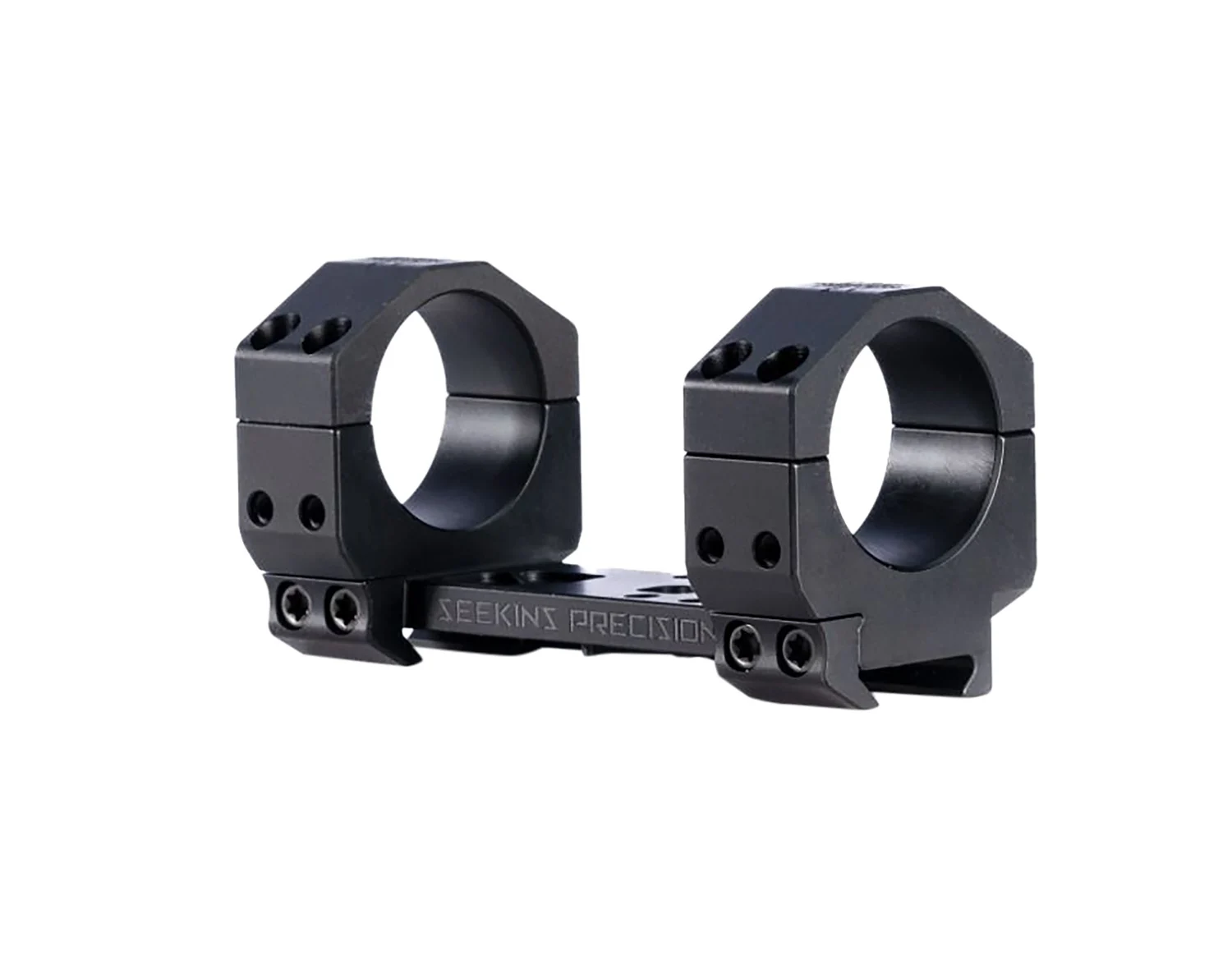 Seekins Precision 0010650118-F Precision Mount Black 7075 Aluminum 30mm Tube