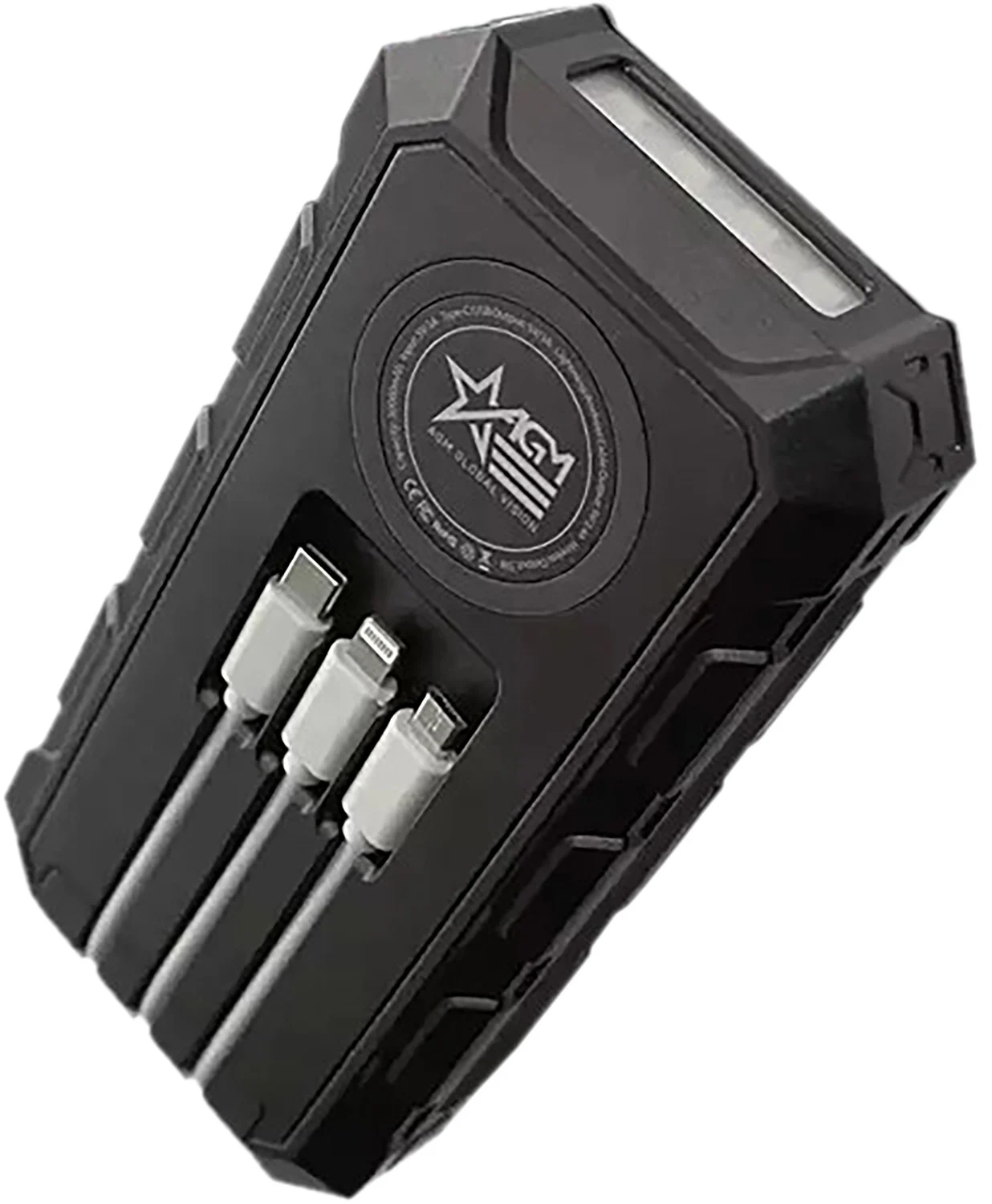 AGM Global Vision 6628XPB31 Solar Power Bank Black 5V