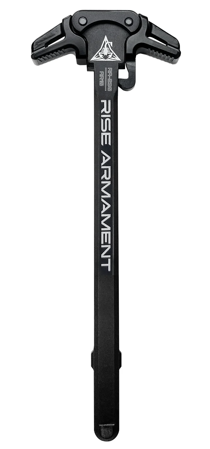 Rise Armament RA230BLK RA-230 Charging Handle AR-10 Black Anodized Aluminum Ambidextrous Hand