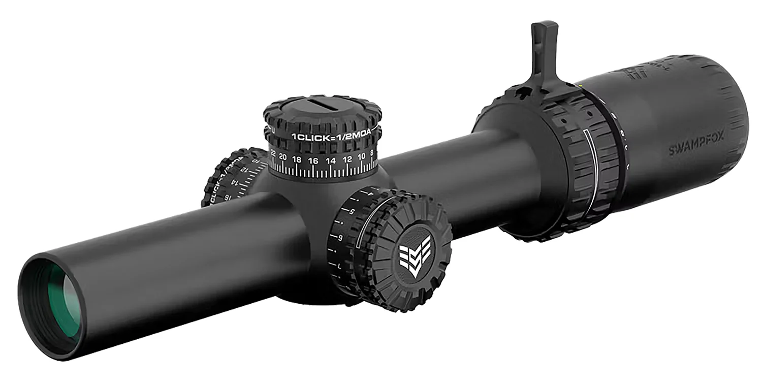 Swampfox Optics ARH11024M Arrowhead Black 1-10x24mm 30mm Tube Guerrilla Dot MOA Red Reticle