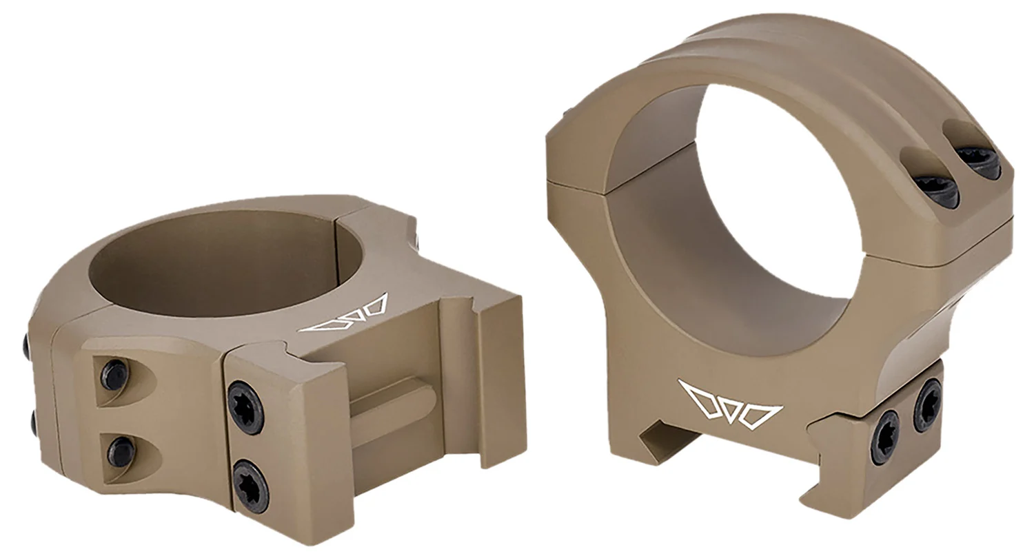 Warne 8502DE HyperLite Dark Earth Cerakote MagnaFusion Alloy 1" Tube Maxima/Weaver/Picatinny