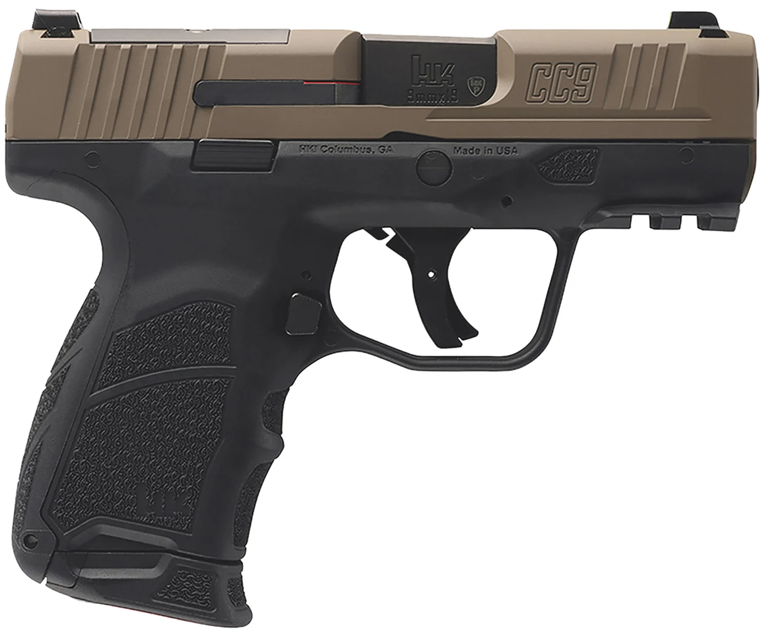 HK 81001193 PI CC9 H267 9MM OR 2X10R FDE