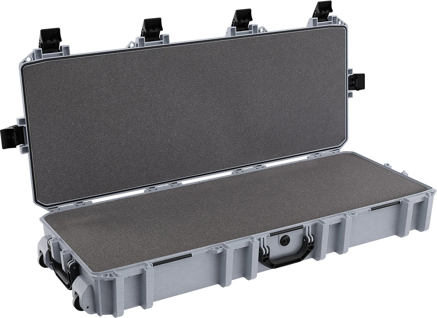Pelican VCV7300000GRY Vault Double Rifle Case 44" Gray Polyethylene Foam Weather Resistant