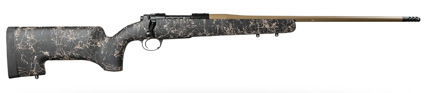 Kimber Mfg, Inc 3000924 Mountain Acsent Mojave 270 Win 4+1 24" Match Grade Threaded Barrel, Aluminum Receiver, Fixed Aluminum/Carbon Fiber Stock