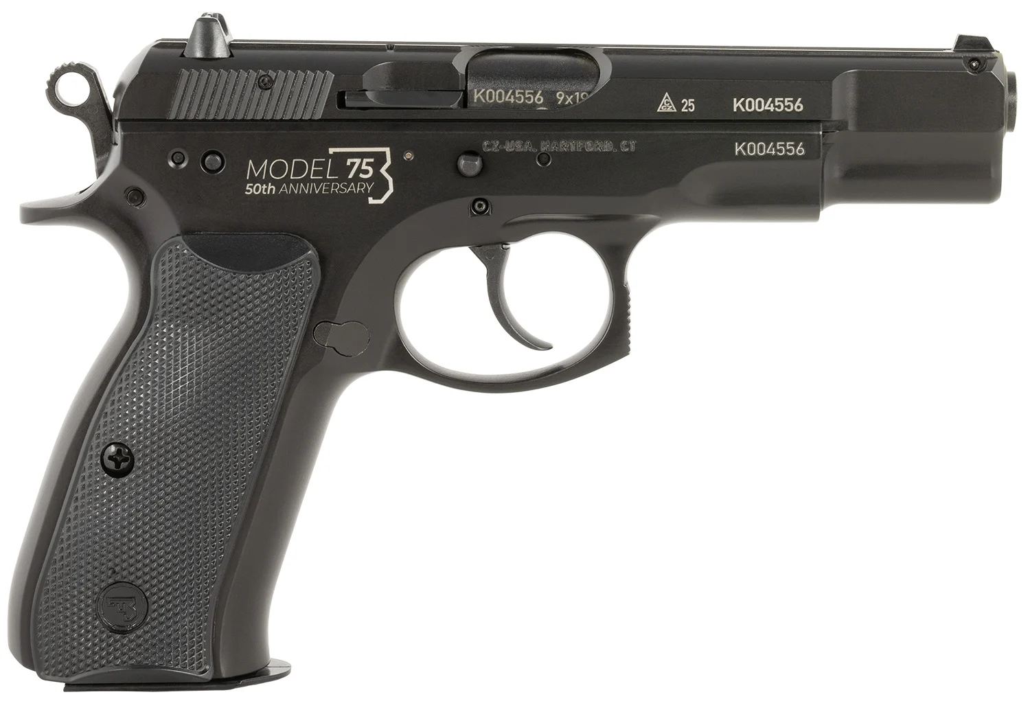 CZ-USA 01114 CZ 75 BD 50th Anniversary 9mm Luger 10+1