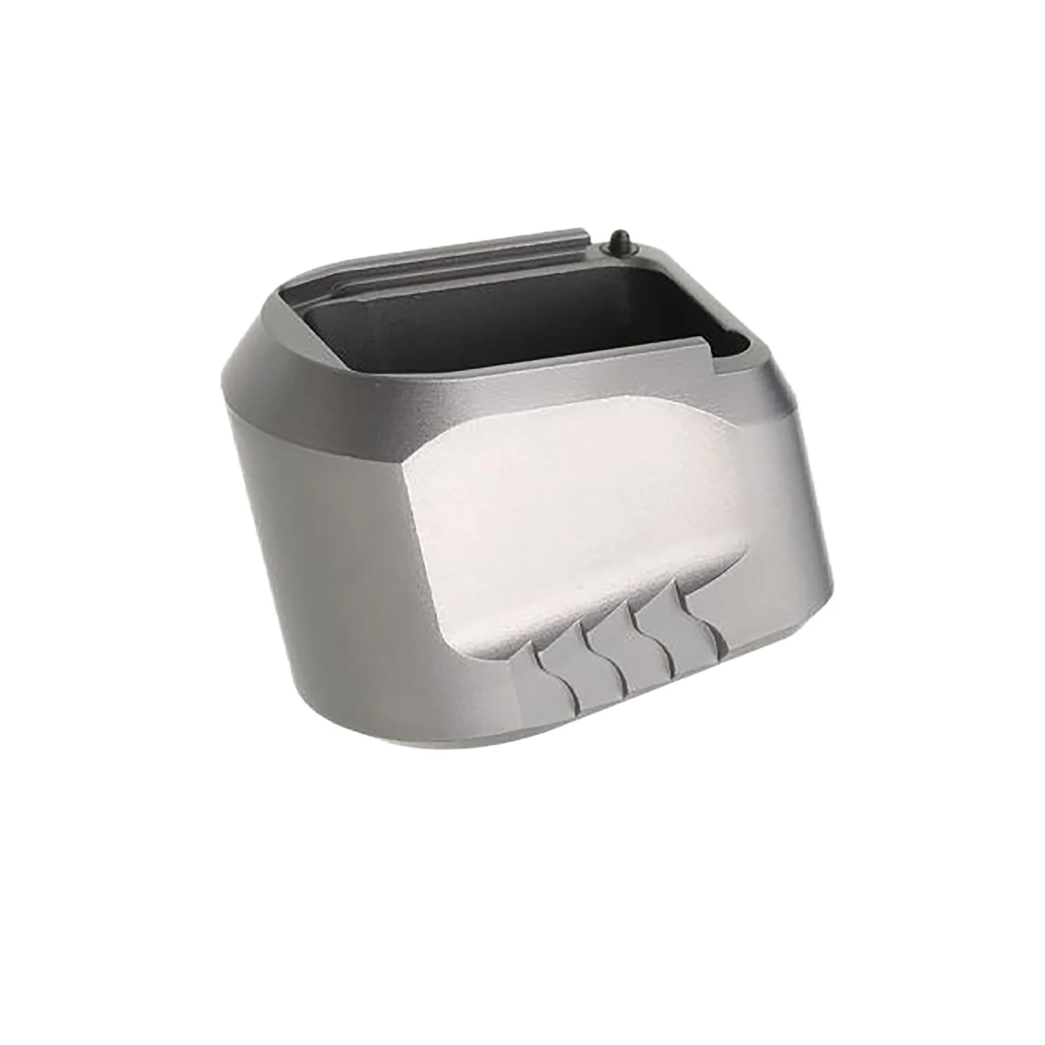 Tyrant CNC TDMPMAGEXFSGREY Magazine Extension Fits S&W M&P 9/40 5rd Compatible w/ Full-Size M&P 1.0/2.0 frames Grey Aluminum
