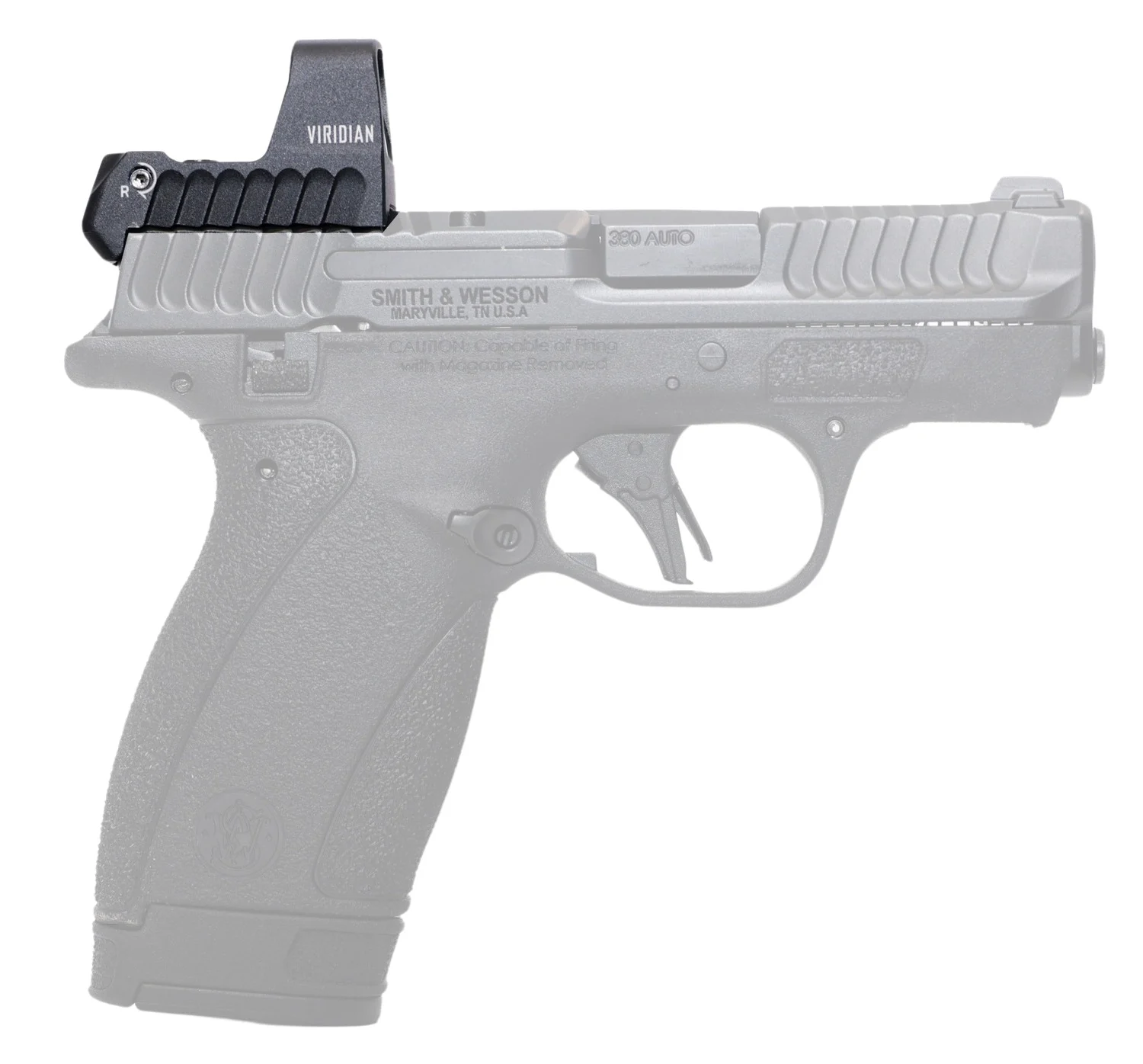 Viridian 9810186 RFX Custom Black 1x16mm Fits S&W Bodyguard 2.0