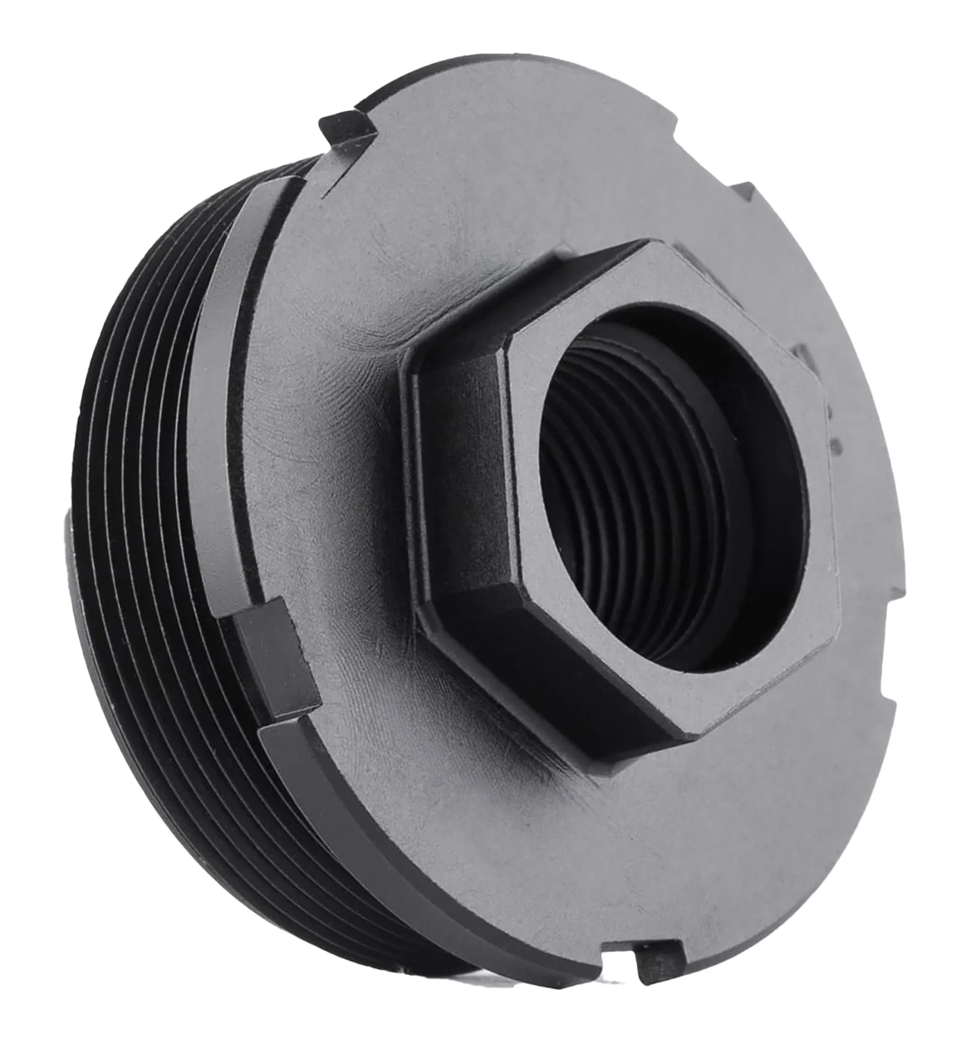 Dead Air LT311 HUB Direct Thread Mount M18X1 4140 HT Alloy Steel Black Nitride