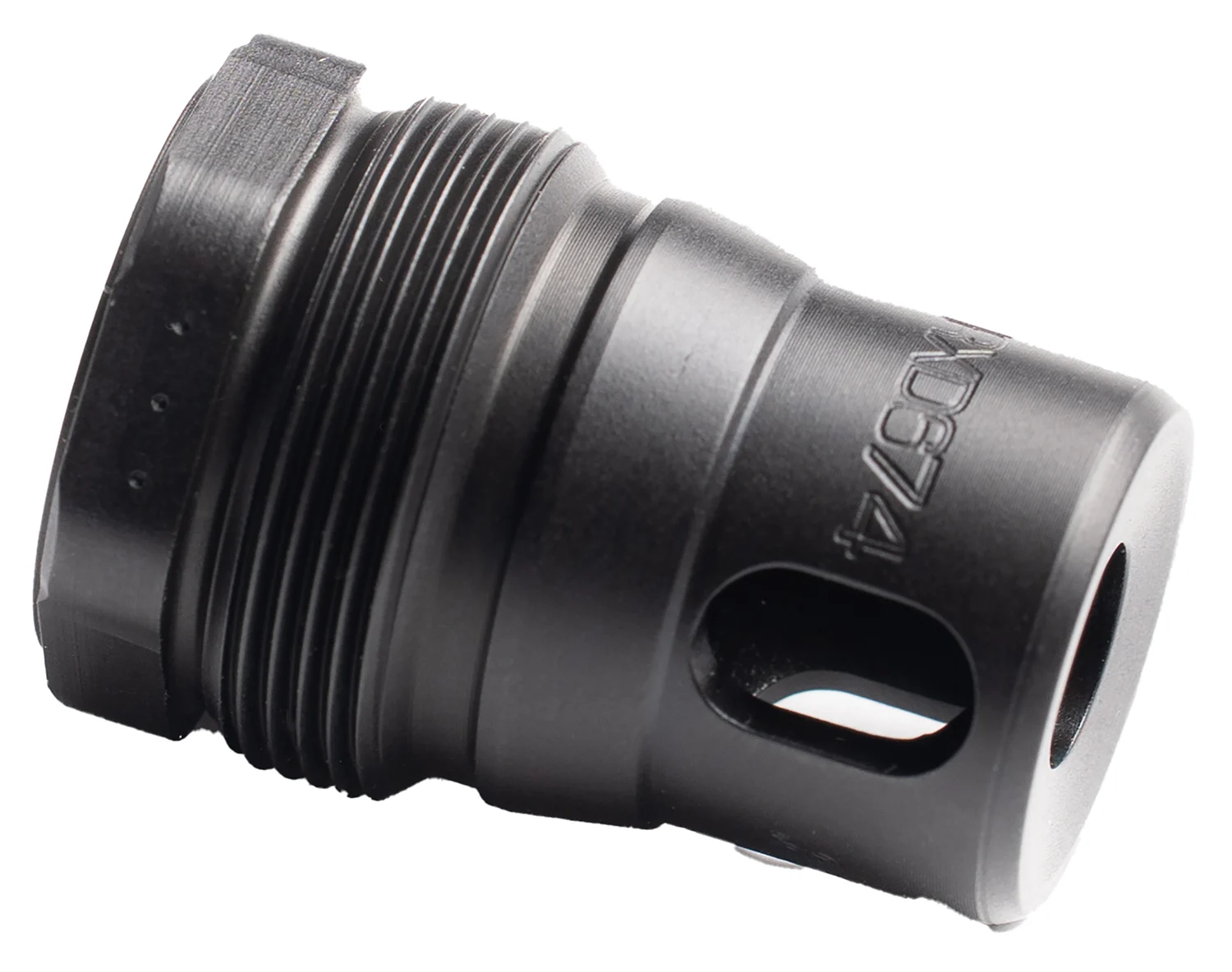 Dead Air RXD674 XRF Xeno Rimfire Muzzle Brake Black Nitride 17-4PH Stainless Steel 1/2"x28 Threads 1.16" OAL 0.81" Diameter