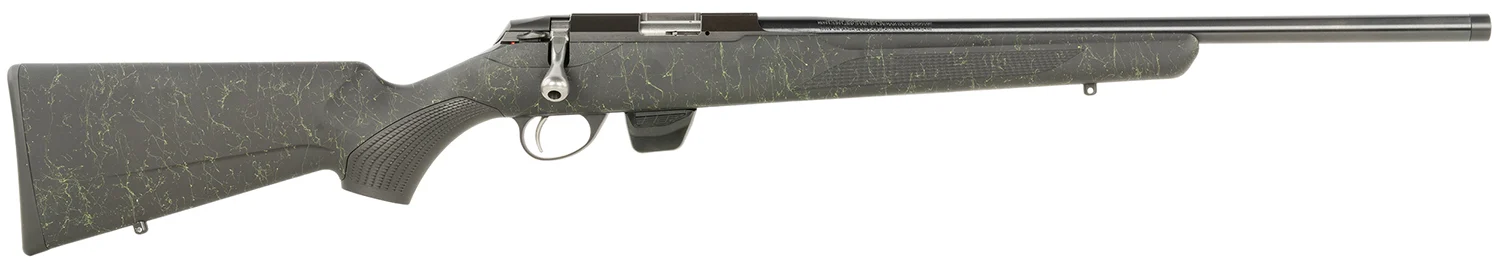 Tikka JRT1XRT309 T1X Roughtech 17 HMR 10+1 20" Blued Threaded Barrel, Blued Drilled & Tapped Receiver, Emerald Roughtech Synthetic Stock, Right Hand