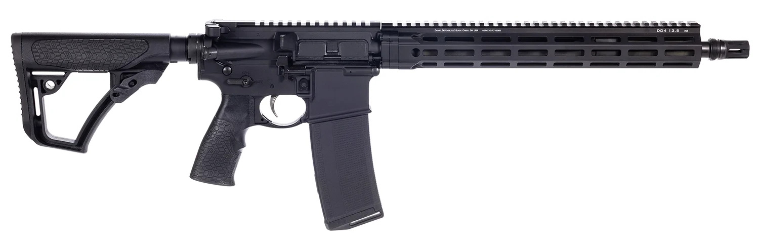 Daniel Defense 0220105296047 DD4 RIII SLW 5.56 NATO 30+1 14.50" Black