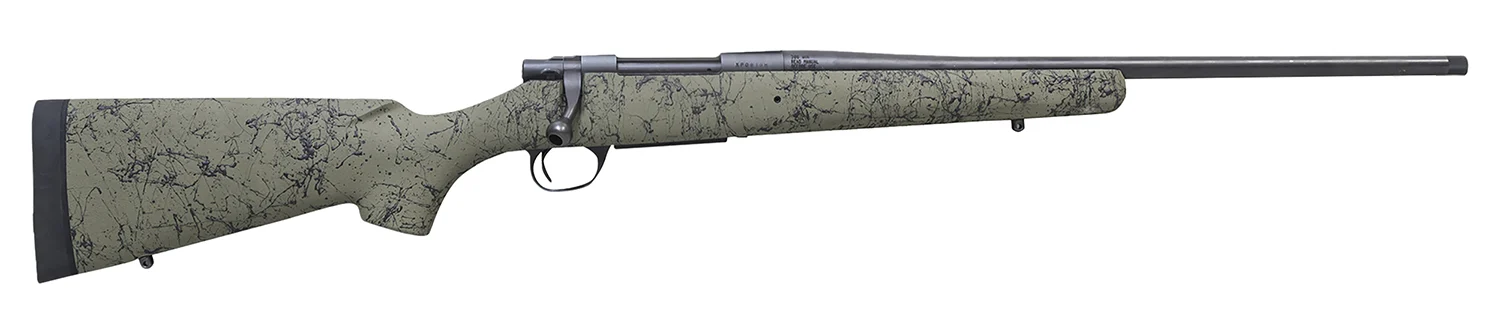 Howa HHSSL708ODG 1500 Superlite Gen2 Full Size 7mm-08 Rem 3+1 20" Black Threaded Barrel, Matte Blue Steel Drilled & Tapped Receiver, OD Green w/Black Webbing HS Precision Synthetic Stock, Right Hand