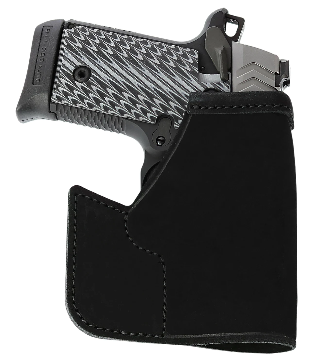 Galco PRO600B Pocket Protector Black Horsehide Fits Glock 42 Ambidextrous