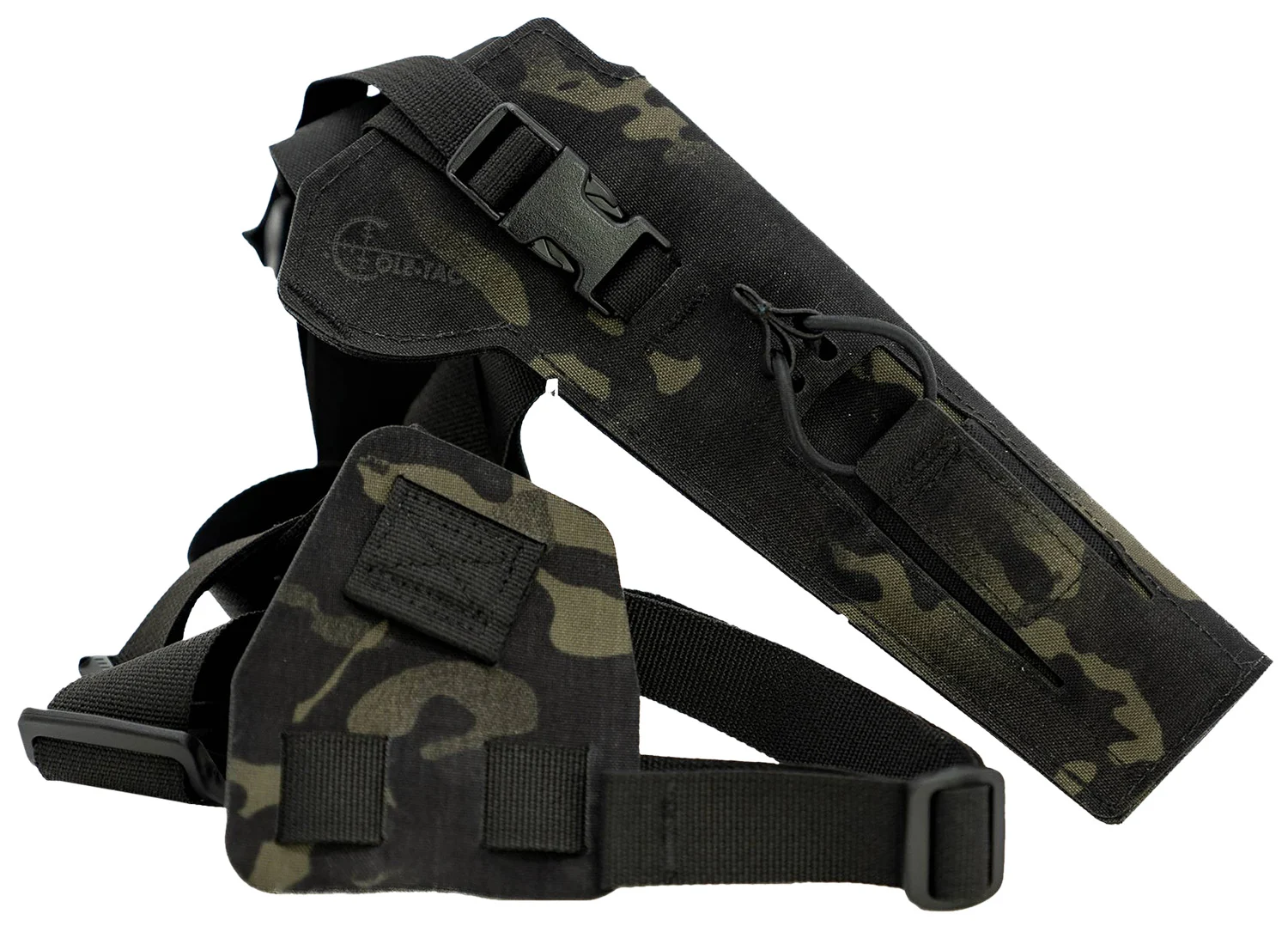 Cole-tac VW205 Varmint Wrangler Pistol Holder Chest Multi-Cam Black Left Hand