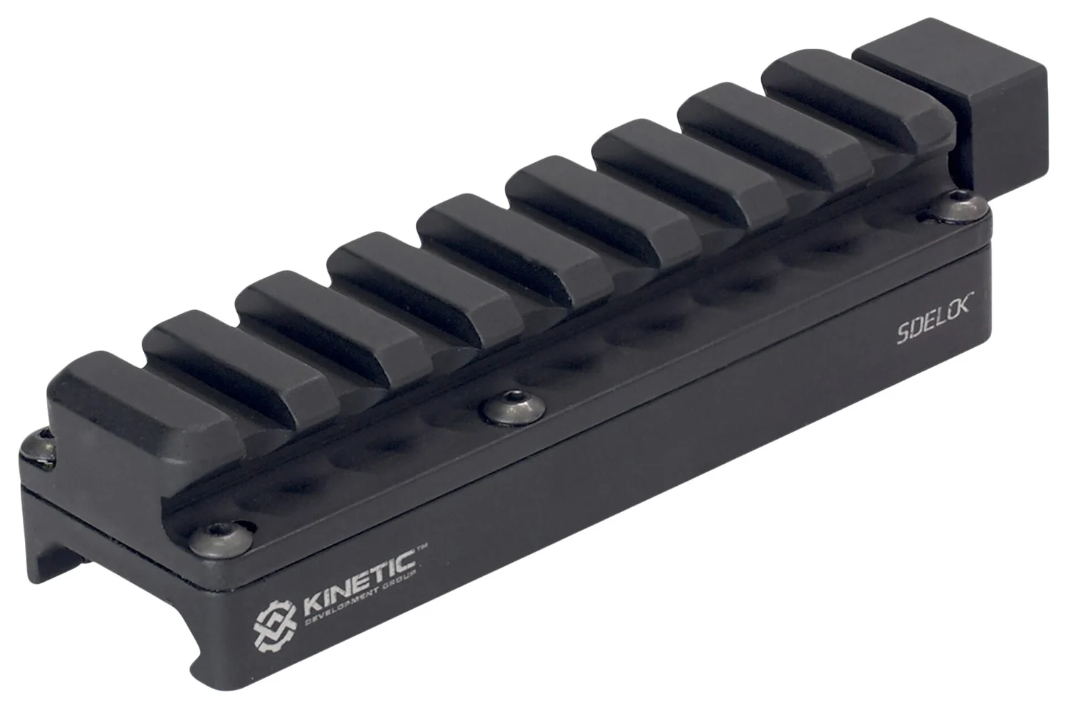 Kinetic Development Group SID5-100 Sidelock Universal Riser Long Black Aluminum