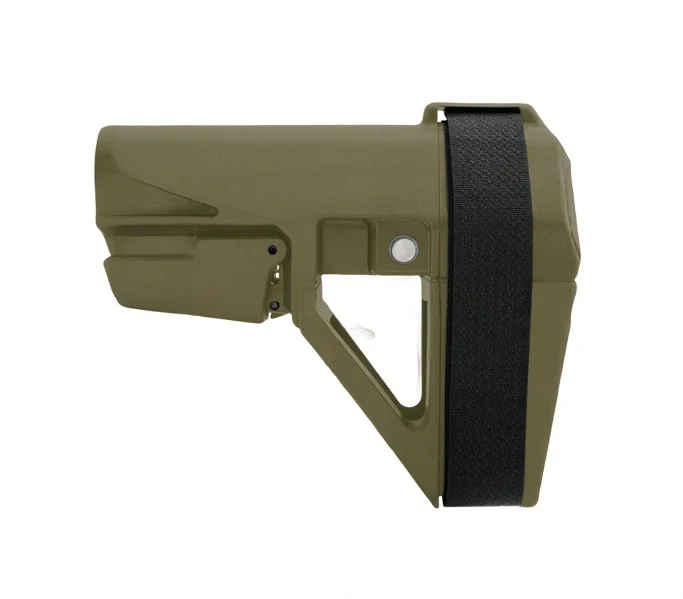 SB Tactical SBA5X07SB SBA5 Stabilizing Brace Ranger Green Polymer