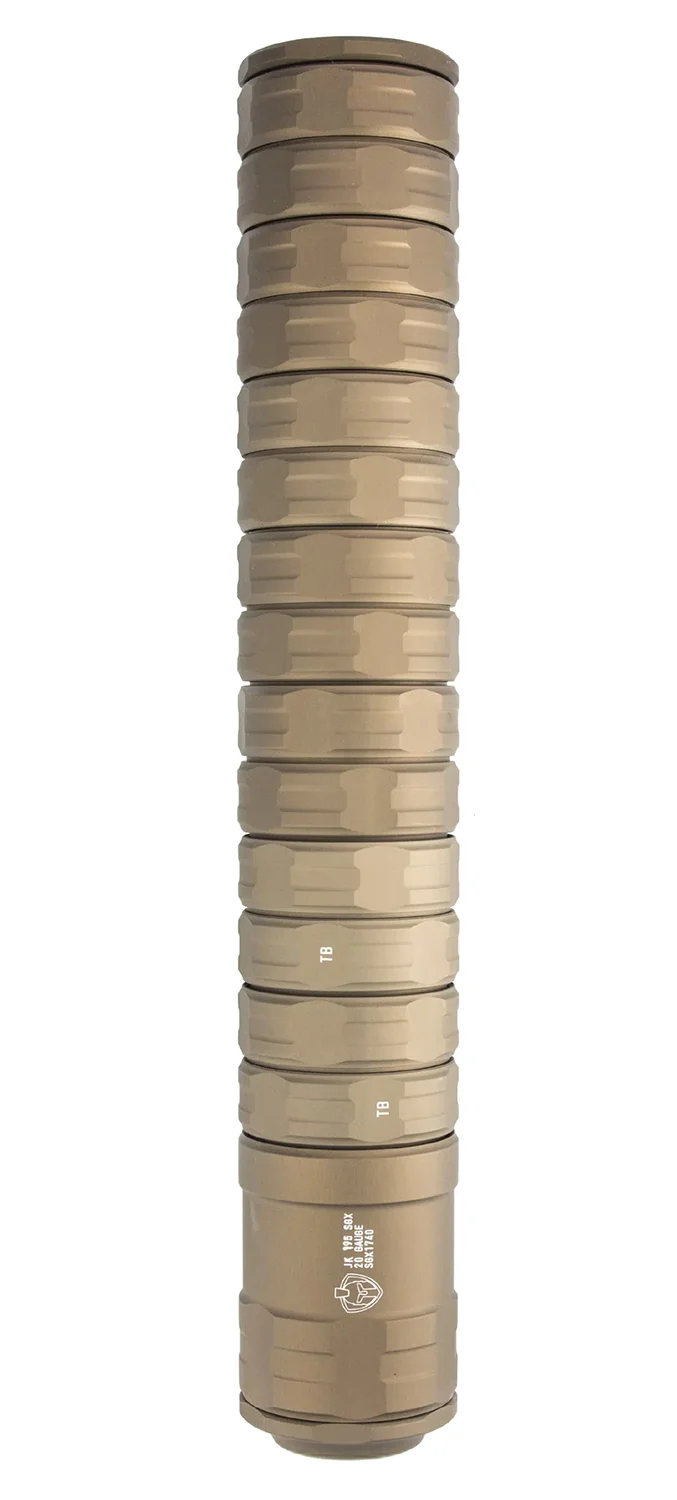 Jk Armament JK195SGX20FDE SGX 195 20Gauge 1.95" Flat Dark Earth Aluminum