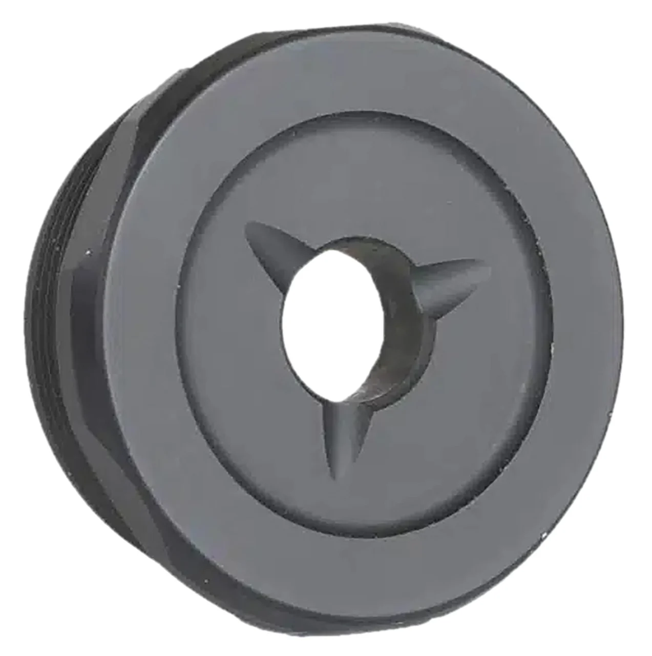 Jk Armament JK155LTEC22 LT Flash Reducer End Cap 22Cal Fits Aluminum Hard Anodized Black