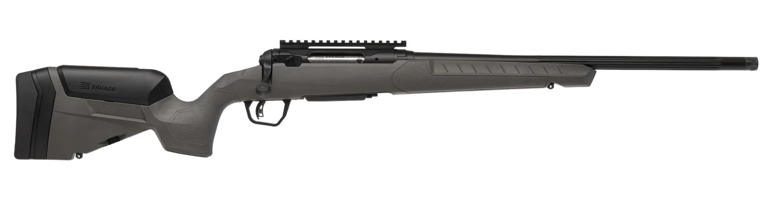 Savage Arms 32407 110 Trailblazer 6.5 Creedmoor 4+1 20" Fluted Barrel, Flat Dark Gray Adj LOP Synthetic Stock, Right Hand