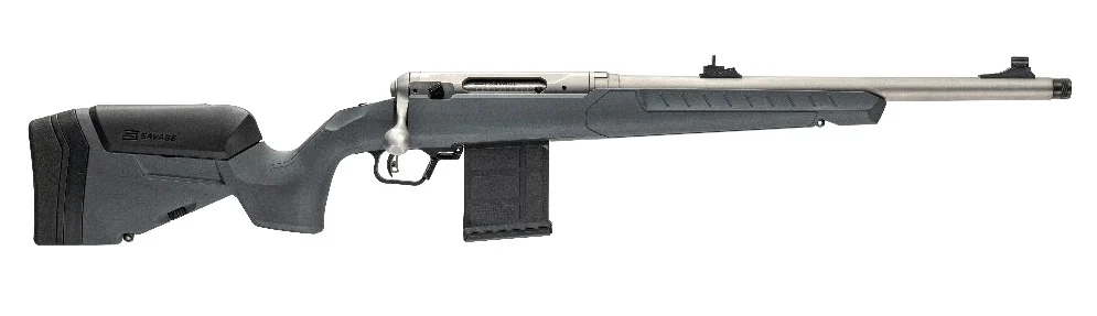 Savage Arms 32497 110 Ridge Hunter 5.56 NATO 10+1 18" Heavy Barrel, Flat Dark Gray Adj LOP Synthetic Stock, Right Hand
