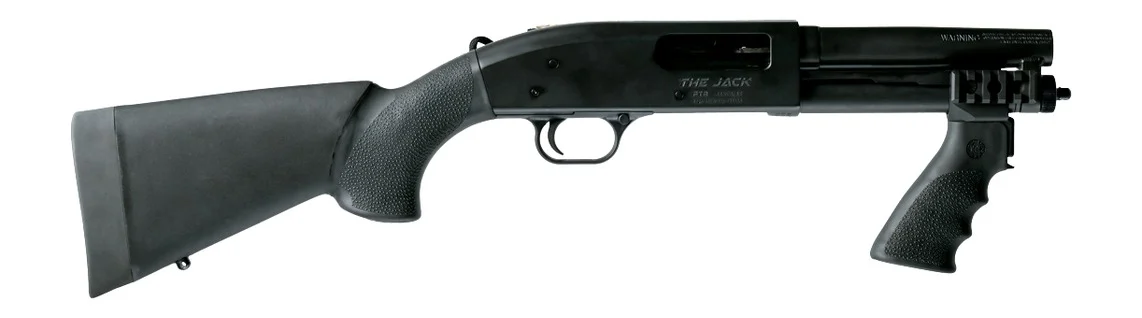 PTR JK12SBS-0120101 The Jack FS SBS 12 Gauge 3" 2+1 7.25" Black Cerakote Barrel & Receiver, Black Fixed w/AR Style Pistol Grip