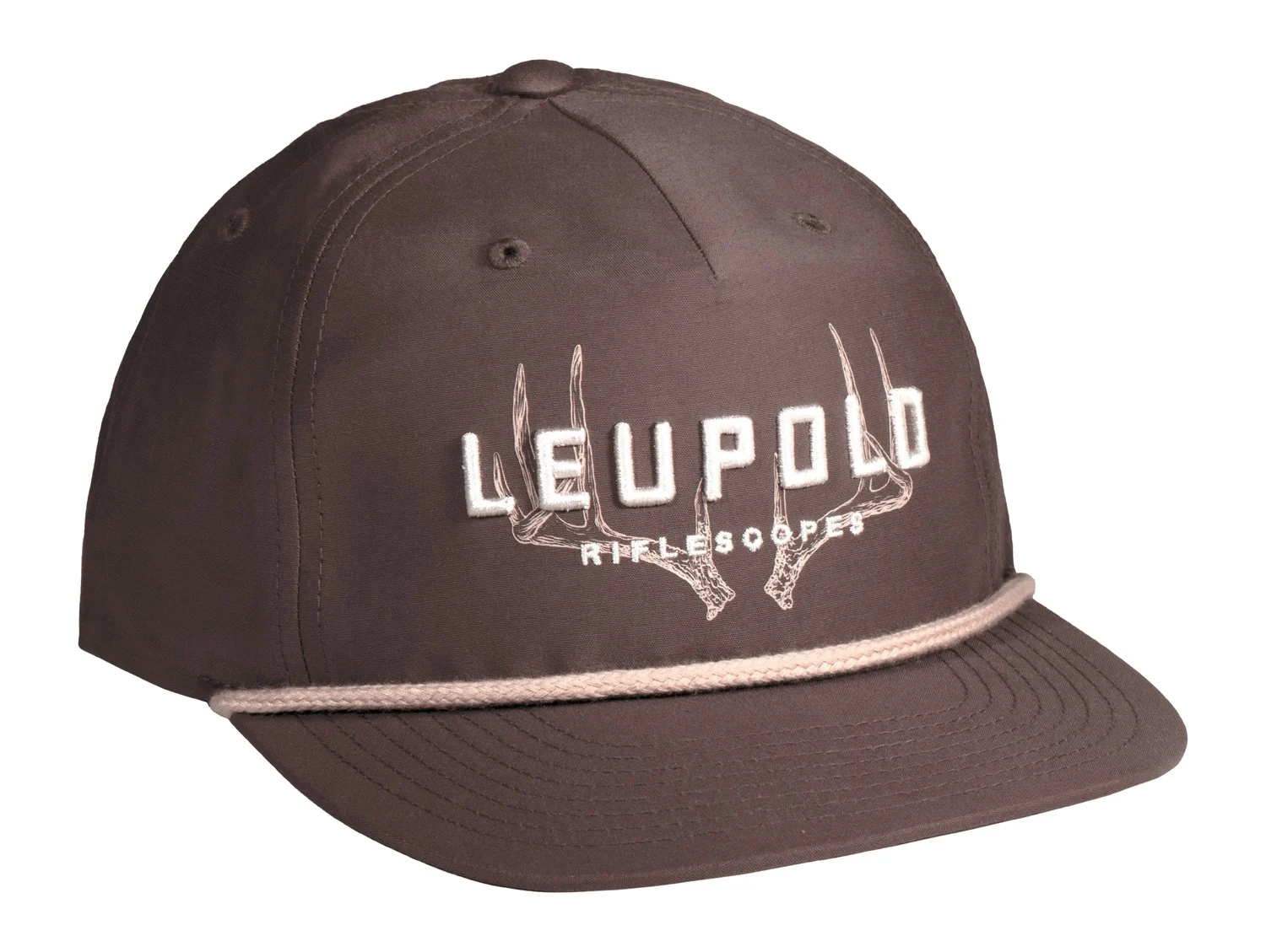 LEU 187746 RFLSCP ANTLER RETRO ROPER HAT BRNKAKI