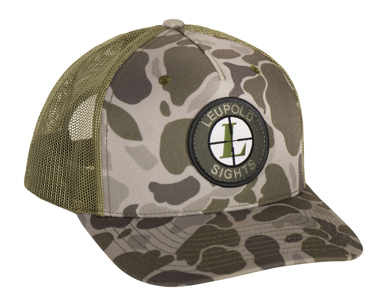 LEU 185996 DUCK CAMO GREEN TRUCKER