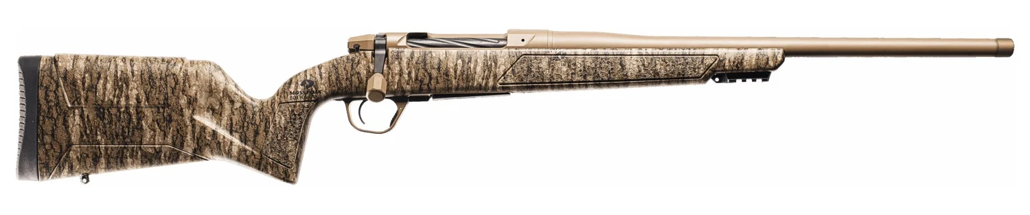 Christensen Arms 801-15018-01 Evoke Mossy Oak 30-06 Springfield 4+1 22" Flat Dark Earth Cerakote Threaded Barrel, Flat Dark Earth Cerakote Drilled & Tapped Receiver, Picatinny Rail Forend, Mossy Oak B