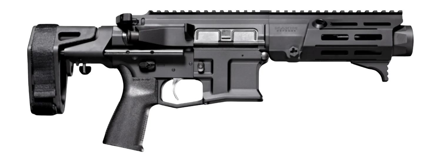 Maxim Defense PDX 300 Blackout 5.50" Black Threaded Barrel, Black Anodized Receiver w/Picatinny Rail, M-Slot Handguard, Black Polymer Maxim SCW Pistol Brace, Black Polymer Grip, Ambidextrous