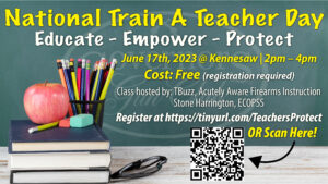 National Train A Teacher Day @ Governors Gun Club Kennesaw