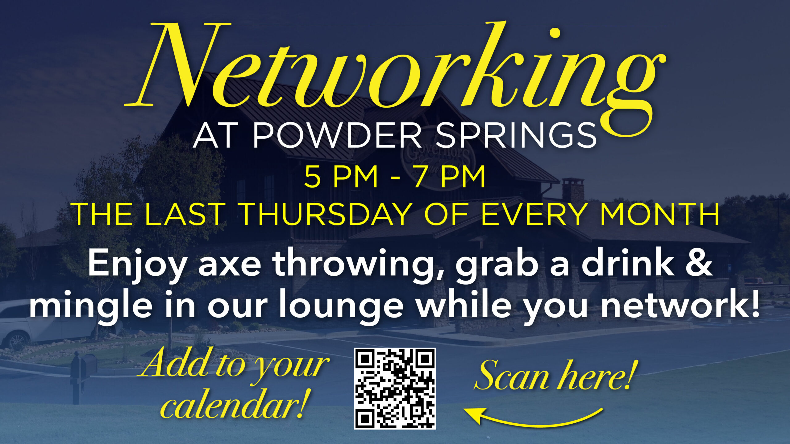Networking at Powder Springs