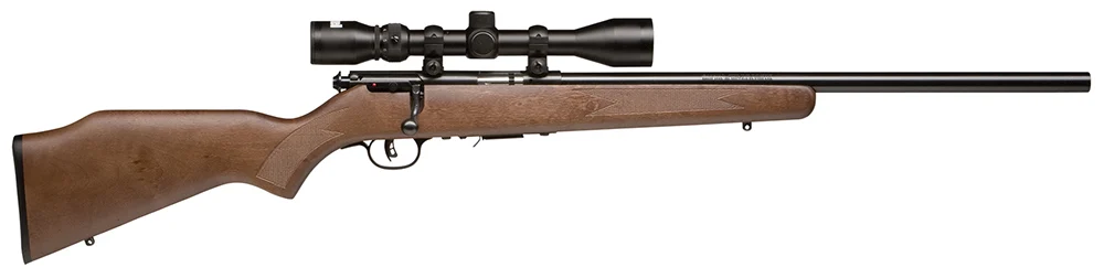 Savage Arms 96222 93R17 GVXP Full Size 17 HMR 5+1 21" Matte Blued Carbon Steel Barrel, Matte Blued Steel Receiver, Satin Hardwood Wood Stock, Factory Mounted & Boresighted 3-9x40mm Scope, Right Hand