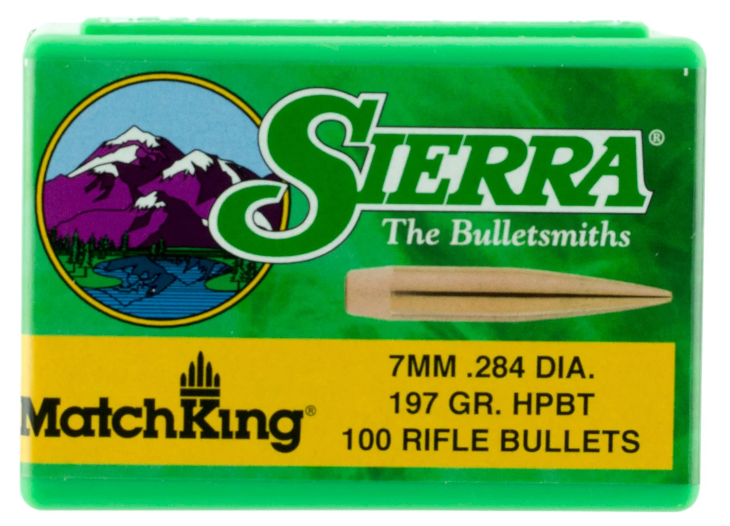 Sierra 1997 MatchKing 7mm 197gr Hollow Point Boat Tail 100/Box