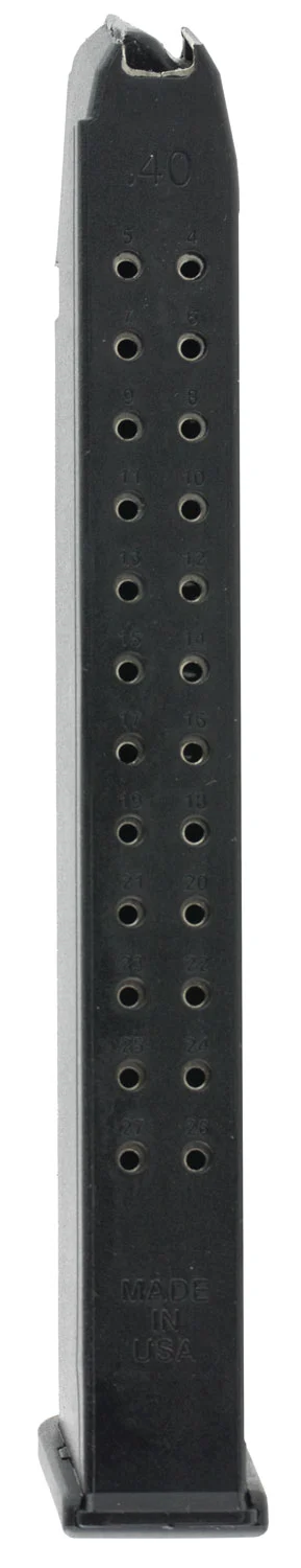ProMag GLKA13 Standard 25rd 40 S&W Compatible w/Glock 22/23/27 Black DuPont Zytel Polymer