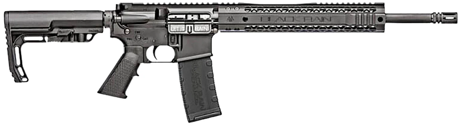Black Rain Ordnance BROSPEC15 Spec15 5.56x45mm NATO 30+1 16" Chrome Moly Barrel, A2 Flash Hider, Black Hard Coat Anodized 7075-T6 Receiver, Adjustable B5 Sopmod Stock, Polymer Grip, GI Trigger