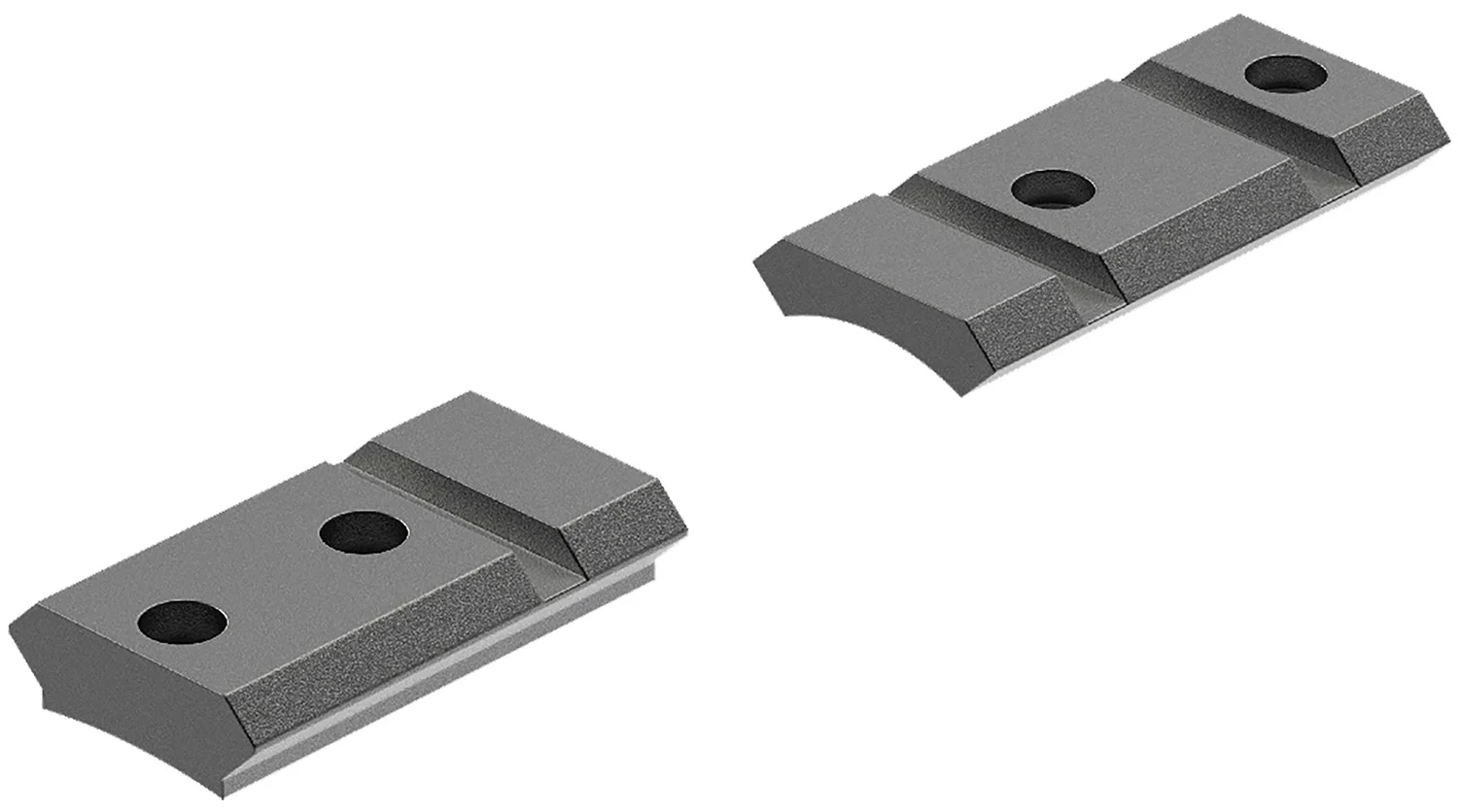 Leupold 49841 QRW Cross-Slot Base Set Matte Black Remington 700