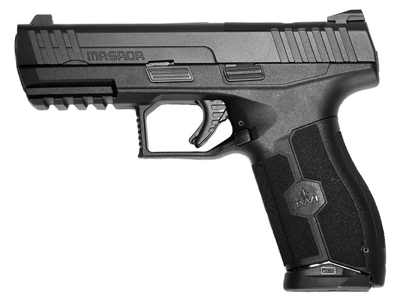 IWI MASADA OR 9MM 4.1" 3DOTDGT BLK 10RD
