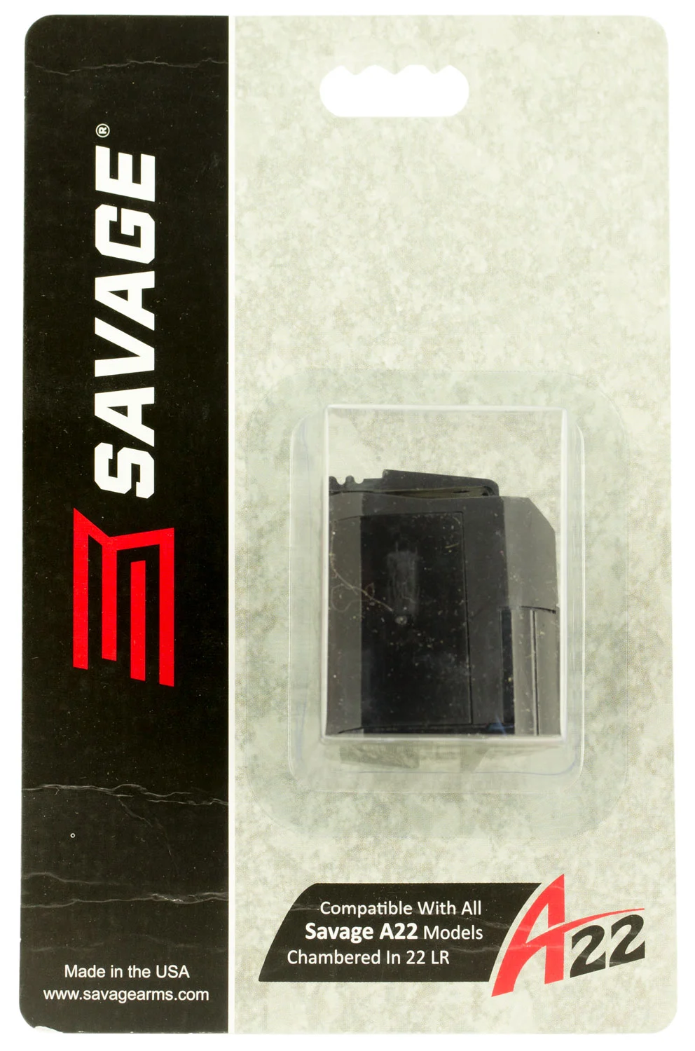 Savage Arms 90023 A22/B22 10rd Rotary 22 LR Fits Black Metal